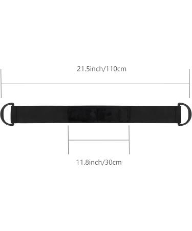 Rehabilitation Resistance Bands for Elderly | Tension Band for Injury Recovery & Strength Training | Yoga & Physical Therapy | Black - Buy Online on GoSupps.com