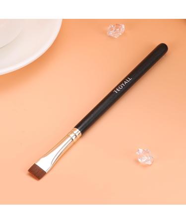 TEOYALL Thin Flat Eyeliner Brush - Precise Eyebrow Definer & Concealer Brush for Blemishes | Multifunctional Makeup Tool - Buy Online on GoSupps.com