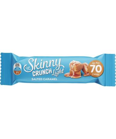 Skinny Crunch Light Salted Caramel Snack Bars - 10 Pack (19g each) - Buy Online on GoSupps.com