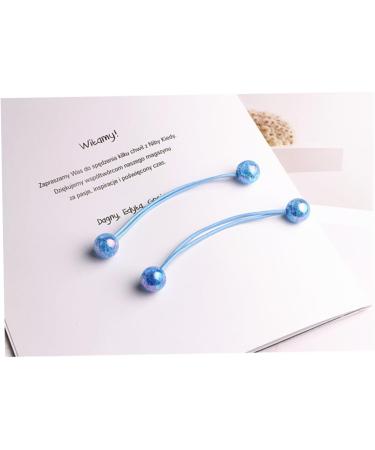 ABOOFAN 9 Pairs Kids Hair Ties Bracelet Holder Hair Ties Balls Pearl Hair Accessories Butterfly Ball Hair Rope Band Tie Ball Hair Ties Blue Scrunchies Pearl Tiara Miss Acrylic Bouncy Ball - Buy Online on GoSupps.com
