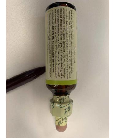 Bach Original Flower Remedies White Chestnut - Calm The Mind - Natural Homeopathic Flower Essence for Emotional Balance - Vegan Gluten Free Sugar Free - 20mL Dropper - Buy Online on GoSupps.com