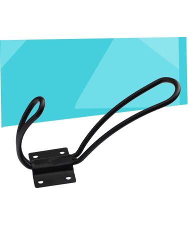 Alipis 10pcs Door Hooks Coat Hanger Wall Rack Robe Hanger Door Rack Hook up Wardrobe Wall Hook medium Black - Buy Online on GoSupps.com