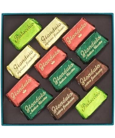 Venchi - Murrine Collection - Blue set with assortment of Gianduiotti 110g - Piedmont Hazelnuts IGP - Gluten free - Gift idea - Buy Online on GoSupps.com