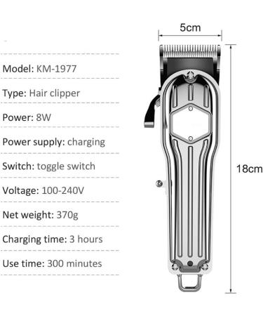 Professional USB Rechargeable Hair Clippers for Men - Cordless Electric Trimmer & Beard Trimmer | International Shipping Available - Buy Online on GoSupps.com