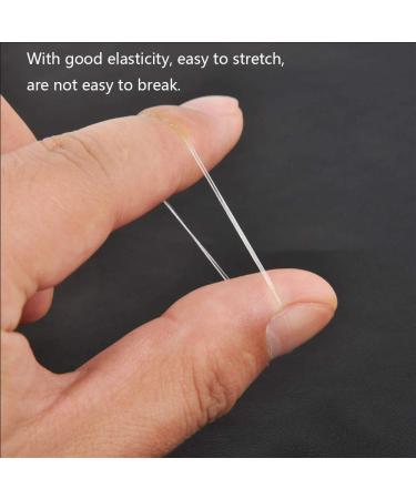 Uberming 2000 Mini Rubber Hair Ties - Black & Clear Elastic Bands for Braids Dreadlocks & Wedding Hairstyles - Soft & Durable - Buy Online on GoSupps.com