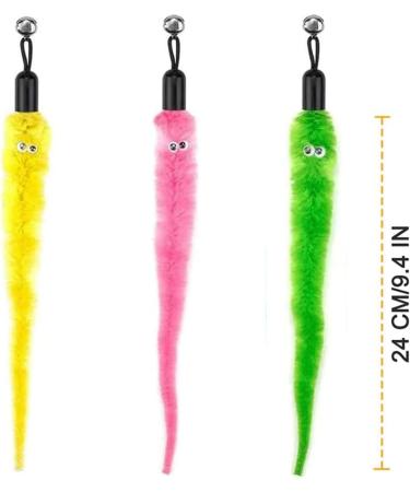 Cat Wand 6Pcs Cat Toys Interactive Cat Toys for Indoor Cats Adult Kitten Include Replacement Feathers 3Pcs Cat Wand Toy Set Retractable Interactive Cat Wand Rod Colourful Refills - Buy Online on GoSupps.com