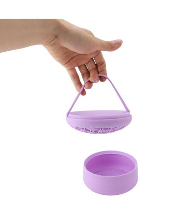 Silicone Makeup Brush Holder Stand - Brush Drying & Cleaning Storage for Cosmetics & Art Supplies - Buy Online on GoSupps.com