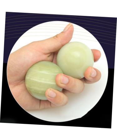 Buy HomsfoU Wrist Massager & Hand Exercise Balls - Green & White Jade Meditation Set for Strength & Bicycle Tire Repair | International Shipping Available - Buy Online on GoSupps.com