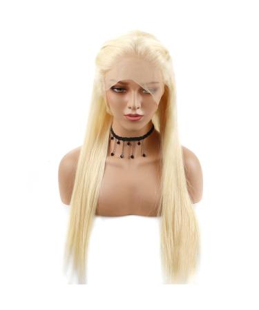 Tuneful 28 Inch 613 HD Lace Frontal Wig - 180% Density Straight Blonde Human Hair Wig for Black Women - Pre Plucked with Baby Hair - 13x4 Blonde Lace Front Wigs - Buy Online on GoSupps.com