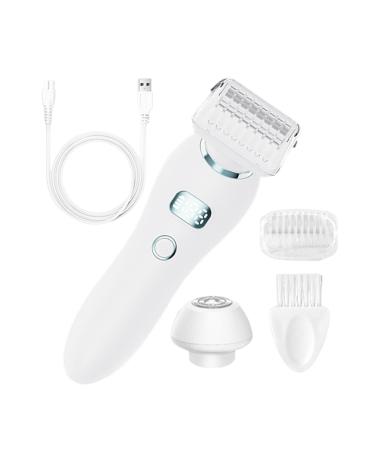 Trimmer for women female trimmer hair remover Facial Shaver Waterproof Hair Clipper for Women Versatile Personal Trimmer for Women Girls Color White