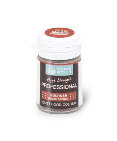 Squires Kitchen Professional Food Colour Dust - Bulrush Dark Brown 4g