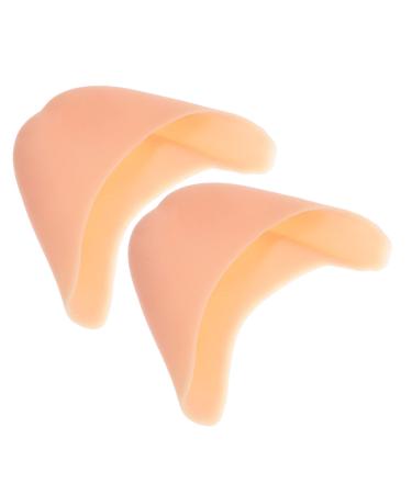 Healifty Pair Ballet Portable/Protector A Girls Topper Toe Pointe of Convenient Dance Metatarsal Caps Protector Adults for Shoe Cover Women Protectors Soft Silicon Silicone Heel Protector As Shown Medium