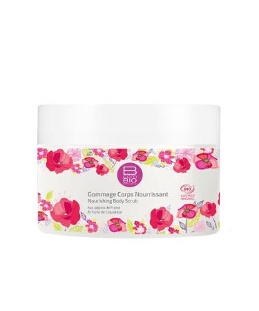 BcomBIO Organic nourishing body scrub with strawberry seeds 150ml