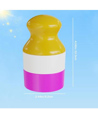 Refillable Roll on Sponge Sunscreen Applicator Suncream and Lotion Applicator for Women & Kids Portable Suncream Applicator for Travel (Pink) - Buy Online on GoSupps.com