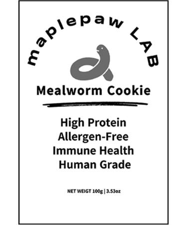 maplepaw Mealworm Cookie Treats Pet Dogs & Cats Training Snacks - Buy Online on GoSupps.com