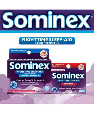 Sominex Original Formula Tablets 16 Tablets (Pack of 6) | Fast International Shipping | Quality Sleep Aid - Buy Online on GoSupps.com