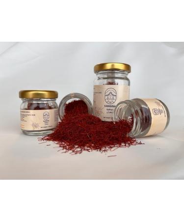 Kangina Premium Grade A All Natural Saffron - 5g Bottle | Sourced From Afghanistan - Buy Online on GoSupps.com
