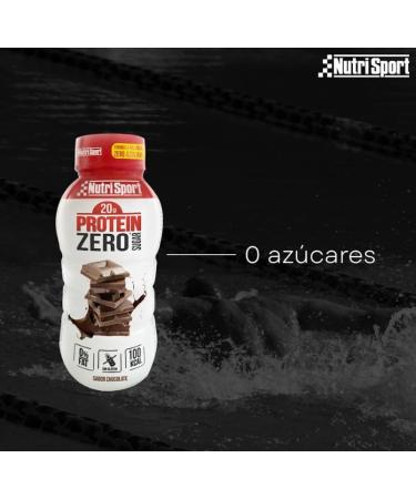 NUTRISPORT Protein Zero Sports Supplements Proteins for Muscle Mass Milk Protein Shakes Smoothies to Lose Weight Pineapple Coconut Smoothie with Gym Proteins 12x330ml - Buy Online on GoSupps.com