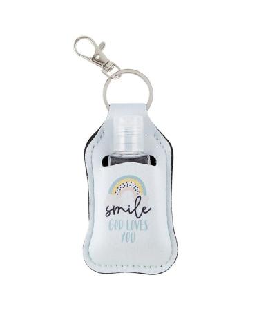 Living Grace Smile! God Loves You! Hand Sanitizer Key Chain - 6/pk
