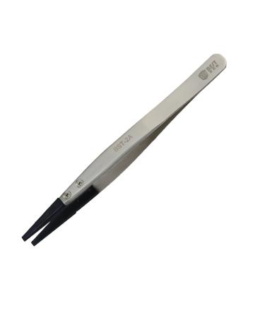 BES Precision ESD Stainless Steel Replaceable Tweezers for Electronics Laboratory Work BST-2A