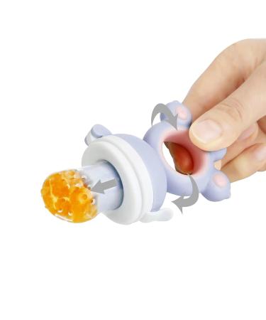 PandaEar Baby Fresh Fruit Feeder 2 Pack with Silicone Pouches | BPA-Free Teething Toy for Babies & Toddlers - Buy Online on GoSupps.com