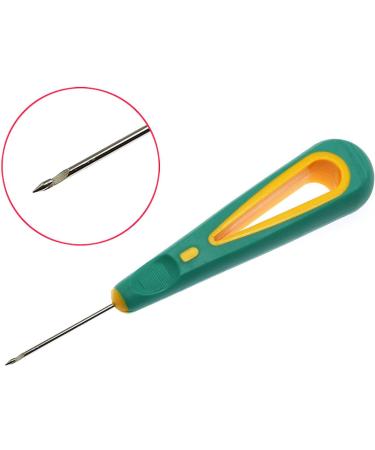RLECS 3pcs Steel Stitcher Sewing Awl Set - Leather & Canvas Repair Tool with Rubber Straight & Hook Heads - Hand Stitching Taper Needle - Buy Online on GoSupps.com