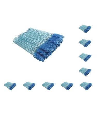 10 set of 50 Pieces Eyelash Brush Valentine's Day Sweet Bristle Applicator Eyebrow Tweezer Easily Grip Remover Brow Brushes Crystal Rod/Blue 10 set of (Crystal Rod/Blue)