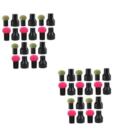 MAGICLULU 20 Sets Mushroom Head Puff Triangle Makeup Puff Beauty Sponge Cotton Pads for Face Small Makeup Puff Simple Makeup Powder Pad Makeup Powder Puff Dry Puff Cosmetic