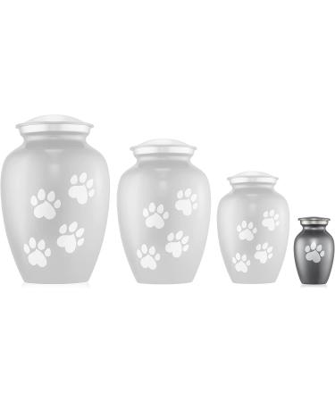 Reminded Pet Cremation Urn - Memorial Paw Print X-Small Gray - Dog & Cat Ashes - Buy Online on GoSupps.com