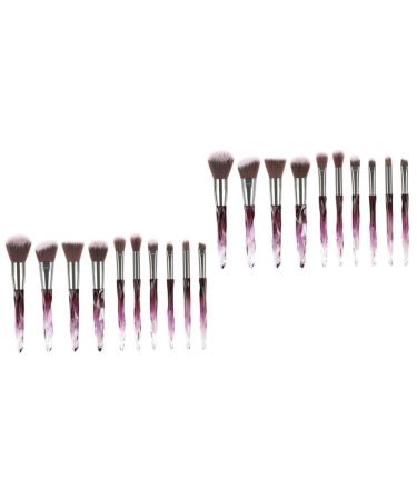 FRCOLOR 20 Pcs Makeup Brush Cosmetics Brush Powder Brush Major Diamond Shank 17X0.2X0.2cmx2pcs As Shownx2pcs
