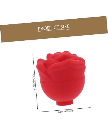 FRCOLOR Rose Face Ice Tray - 5pcs Silicone Mini Face Roller Cube Mold for Ice Circles & Popsicles - Food Grade & Reusable - Buy Online on GoSupps.com