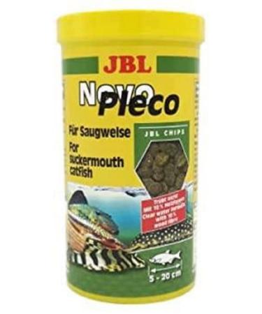 JBL NovoPleco complete food for small sucker catfish tablets 1 l 30312 NovoPleco 1 l (1 pack) 1-20 cm fish size