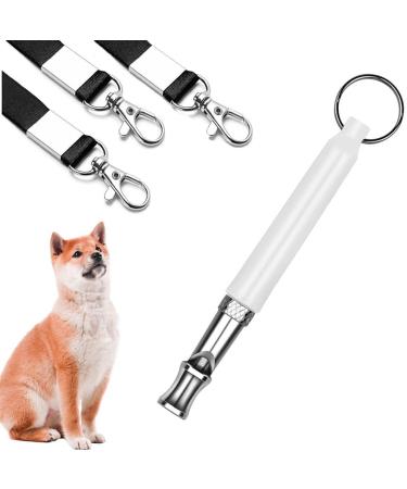 Esforzarse Dog Whistle Training 3 Pcs Puppy Training Dog Training Whistles with Lanyards Dog Whistles That Makes Dogs Come to You with Lanyard Blue Black and White - Buy Online on GoSupps.com
