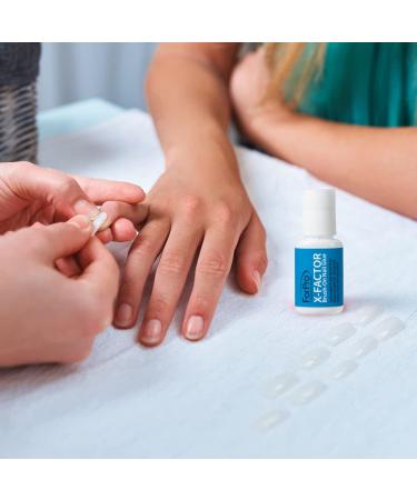 ForPro X-Factor Brush-On Nail Glue 0.26 oz | Long-Lasting & Quick-Drying Nail Adhesive - Buy Online on GoSupps.com