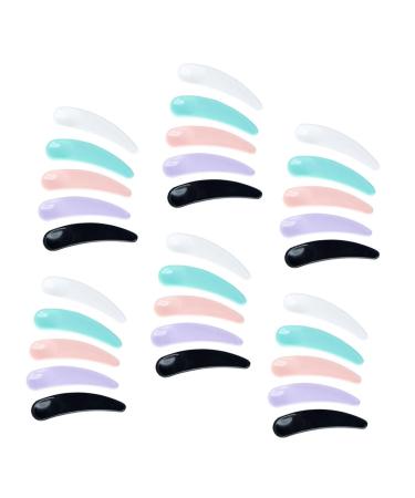 FRCOLOR 300pi ces Spatules Cosm tiques Outils Pour Visage Et Masque Facial De Rose Blanc Noir Bleu