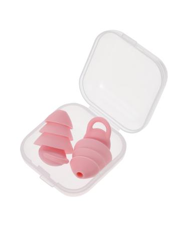 Beaupretty 1 Pair Anti Noise Shooting Sleeping Noise Canceling Earbuds Noise Cancelling Soft Dedicated Travel Dormitory Supplies Pink Pink 1 Count (Pack of 1)