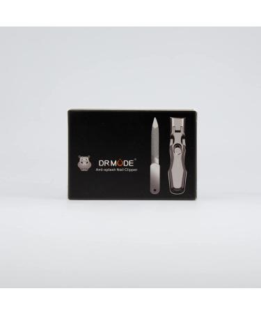 DRMODE Nail Clippers Set - Wide Jaw Opening Toenail Clippers for Thick Nails Stainless Steel Large Nail Clippers with Sharp Curved Blade - Perfect for Men - 2 Pieces - Buy Online on GoSupps.com