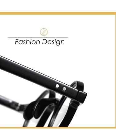 Shop TR Retro Round Reading Glasses - Anti Blue Light Comfortable Mini 2.5x for Men & Women | International Shipping Available - Buy Online on GoSupps.com