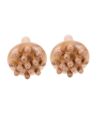 Sewoart 2st Meridian massage brush Head and body scratch stimulator Kamm Massage device Haircongs for thick hair Breistzenkl mme for women long handle Lotus seeds adjust