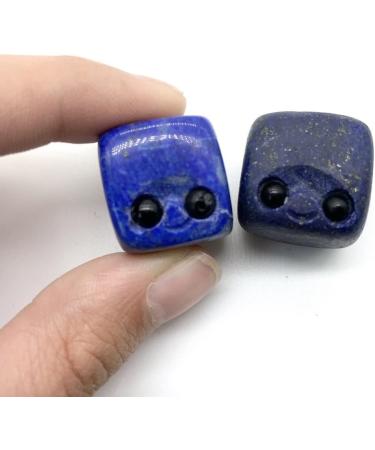Natural Quartz Crystal 1PC Natural Blue Lapis Lazuli Quartz Carved Stone Cube Hedgehog Shaped Hand Carved Polished Home Decor Crystals Home Office Decor ERBDRGAZ - Buy Online on GoSupps.com