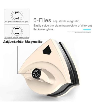 Double-Sided Window Cleaning Brush Glass Wiper Magnetic Cleaning Tools Outside Window Cleaner Magnetic Suitable for Home Car 8-30 mm - Buy Online on GoSupps.com