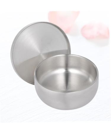 Frcolor 2-Piece Stainless Steel Cup Holder Set - Dishwashing & Bathroom Tool Organizer | Hair Salon Care Foam Stand 11x11x6.5cm | International Shipping Available - Buy Online on GoSupps.com