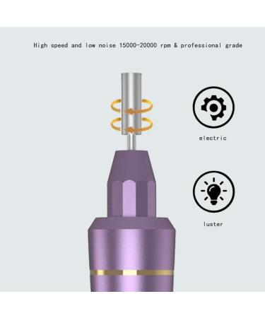 Electric Nail Drill Kit Professional USB Electric Nail Files 20 000 RPM Portable Electric Manicure Pedicure Kit Nail Drill for Acrylic Nails Gel Nails Nail Buffer Man Pink - Buy Online on GoSupps.com