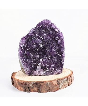Amethyst Crystals About 200g-900g Natural Amethyst Geode Quartz Cluster Crystal Specimen Figurines Decor JIZTGEDM (Color : Add The Base Size : 700-800g) 700-800g Add the Base - Buy Online on GoSupps.com