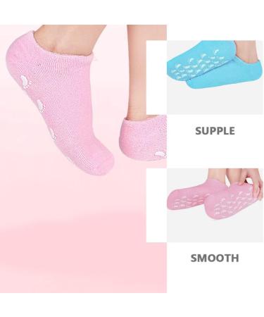 Beaupretty Foot Moisture Gauming Socks - 3 Pairs Moisturizing Gel Socks for Overnight Hydration | Soft & Comfortable Gelsock Socks - Buy Online on GoSupps.com