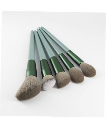 Ipetboom 1set Makeup Brush Set Green Suit Make up for Face Powder Applicator Face Makeup Brush Eyeshadow Applicator Blush Brush Blusher Miss Wooden Handle Powder Brush The Face - Buy Online on GoSupps.com