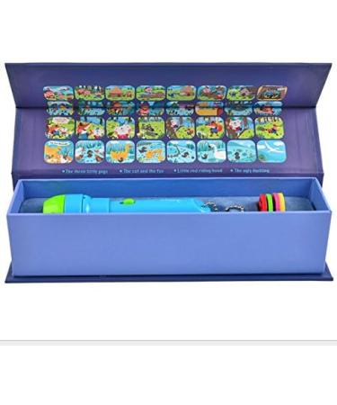 Xrten Projector Flashlight Toy - Children's Projection Lamp with 4 Fairy Tales & 32 Slides | International Shipping Available - Buy Online on GoSupps.com