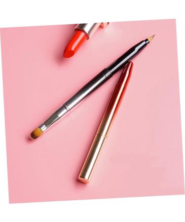 DRESSOOS Eyeshadow Concealer Lipstick Gloss Brush Lip Line Brush Retractable Lipstick Liner Lip Applicator Eye Shadow Applicators Lip Travel Lip Liner Brush Makeup Brush medium As Shown - Buy Online on GoSupps.com