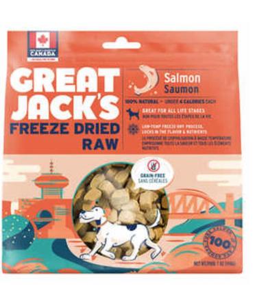 Great Jack s Freeze-Dried Raw Salmon Dog Treats 1-Pack