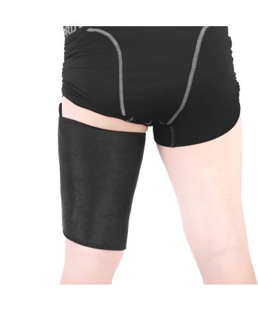 Breathable Thigh Support & Hamstring Compression Sleeve | Adjustable Neoprene Brace for Sprains Strains & Sports Injuries - International Shipping - Buy Online on GoSupps.com